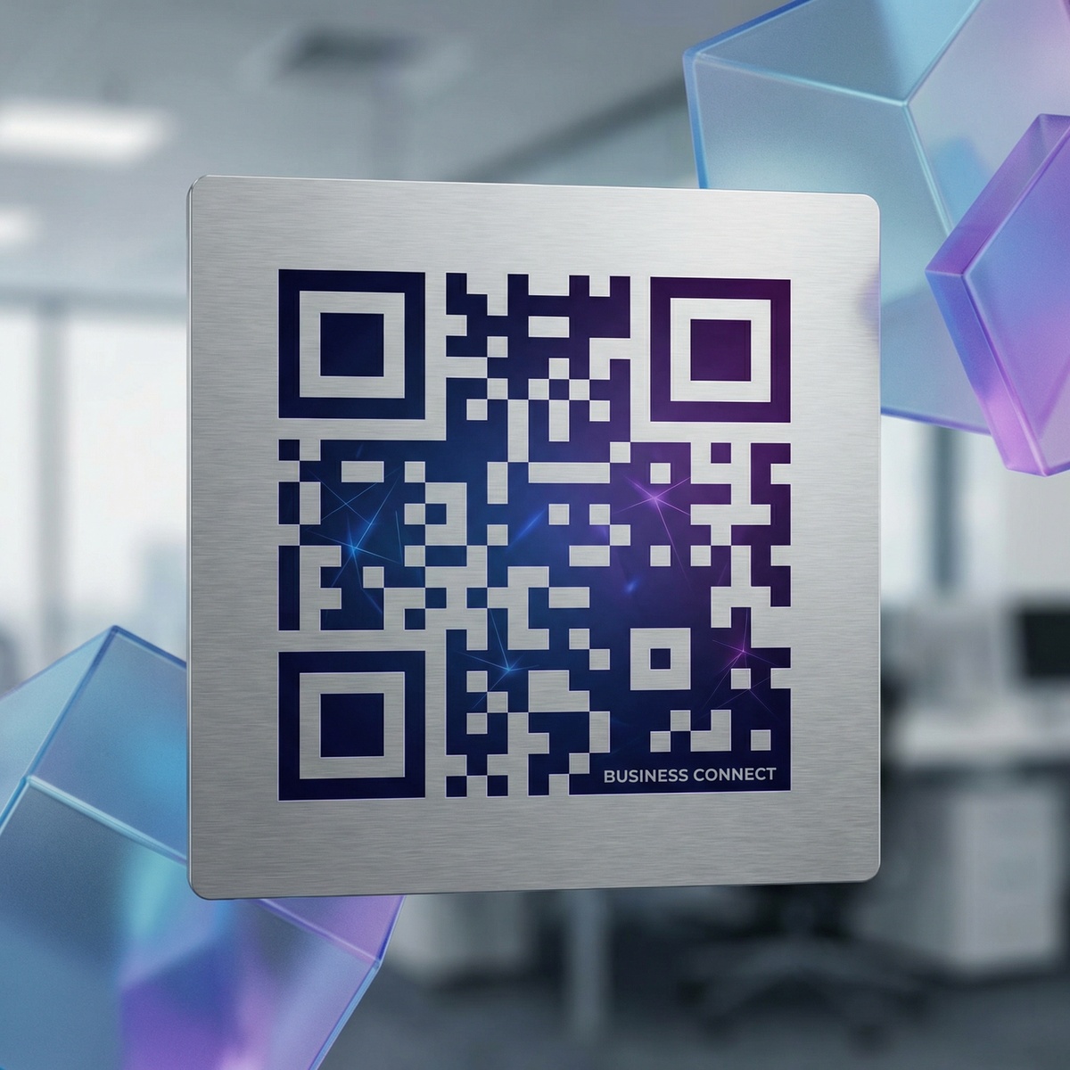 黄色仓库商务二维码